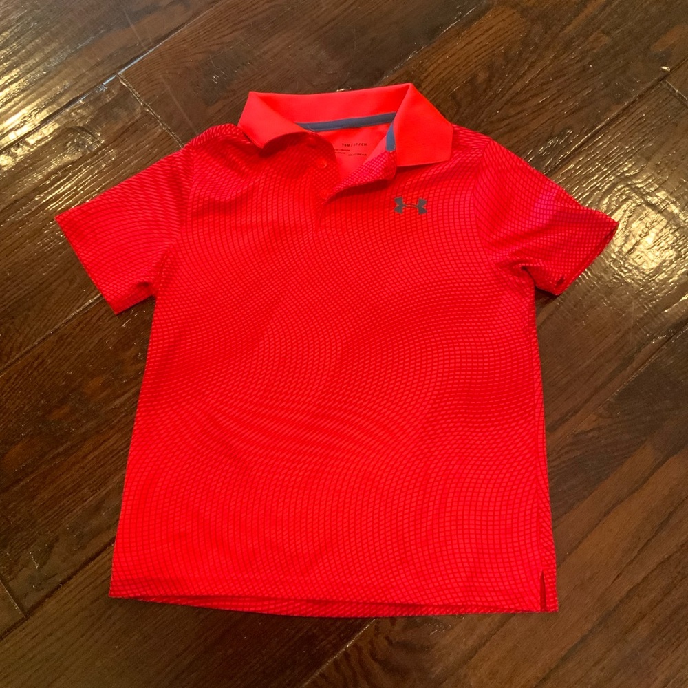 Under Armour Kids Bright Coral Polo